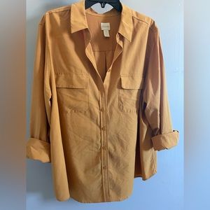 Chicos super soft oversized button down blouse/jacket